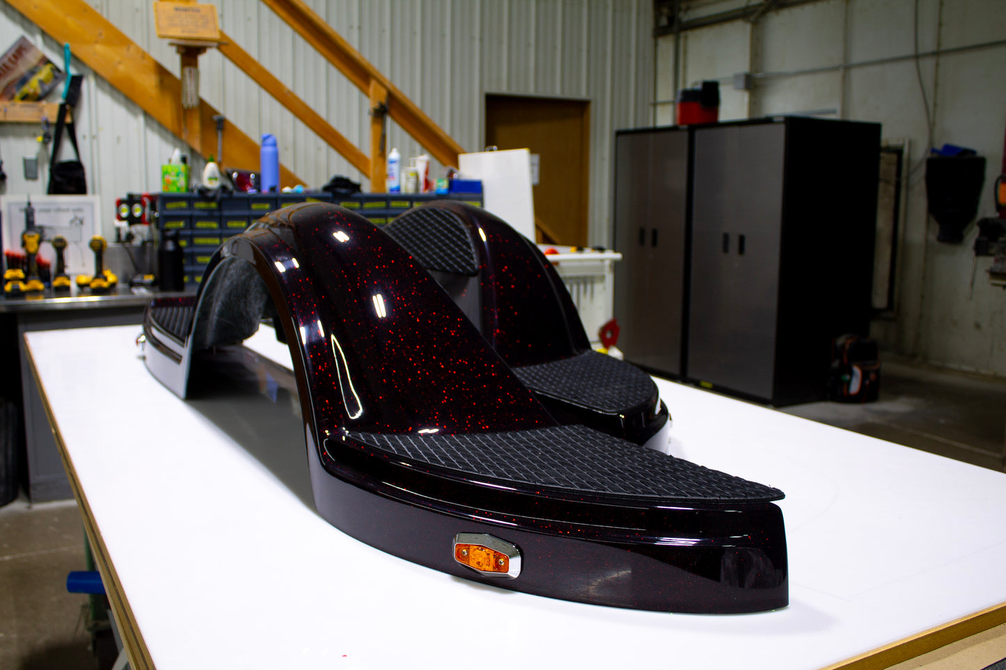 
                  
                    Custom Color Fiberglass Trailer Fenders for Ranger VS / R (Single Axle)
                  
                