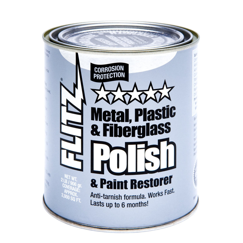 Flitz Metal Plastic and Fiberglass Polish Paste in 1.76-Ounce Blister